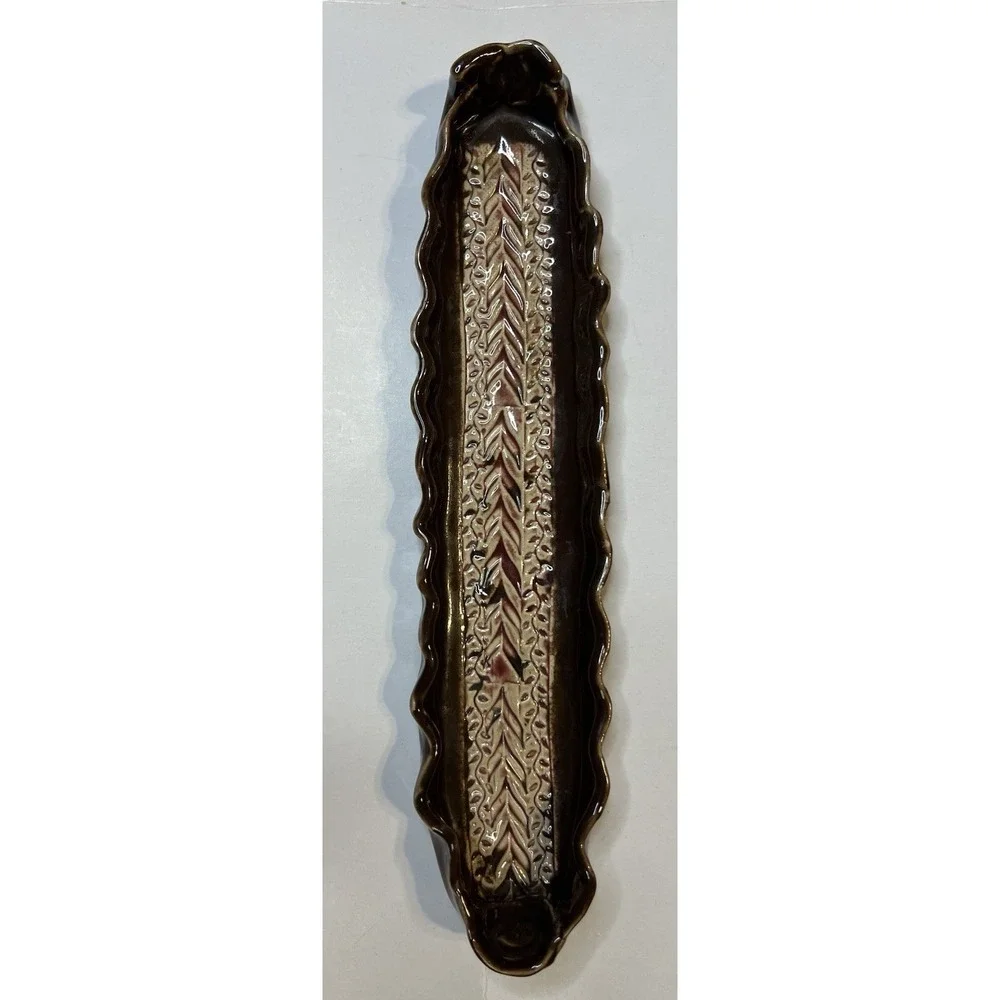 Vintage Handmade 12 Inch Ceramic Dish